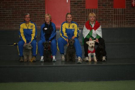 Pumipower team Zweden-Belgium-Hungary with Martina Ericsson, Els Verbeke, Malin Lindskog and Viktória Ács