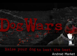 Jeu sur Android "Dog Wars"