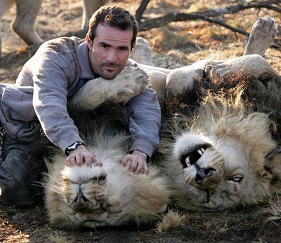 Kevin Richardson and his Lions