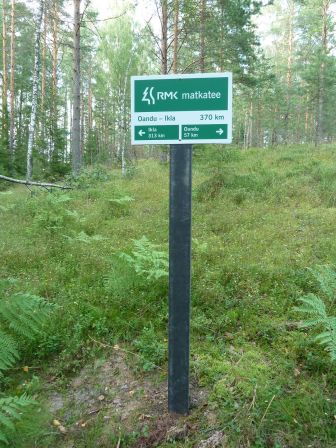 Sentier de randonnées en Estonie, 370km de Oandu à Ikla