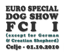 Euro Special Dog Show FCI Groupe1 - Celje2010