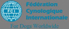 logo Fédération Cynologique Internationale.