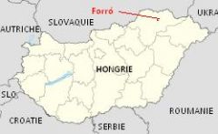 Situation de Forró sur la carte de la Hongrie