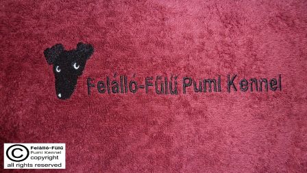 Broderie logo Felallo-Fulu Pumi Kennel par "Marikanga Oü" (Estonie)