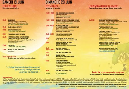 Le programme de La fête au Pays de Lambres-lez-Douai (59)