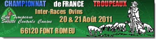 Logo Championnat de France Inter-races Ovins 2011