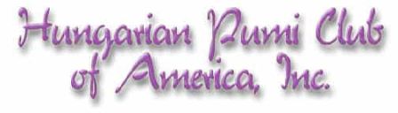 Logo Hungarian Pumi Club of America, Inc.
