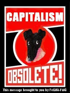 Capitalism obsolete! This message brought to you by Felálló-Fülű