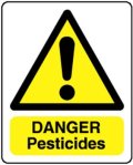 Panneau Danger pesticides