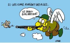 Chasse - Dessin de Charb CHARLIE HEBDO